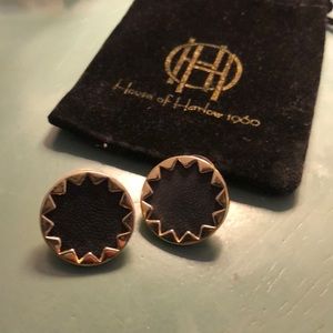 House of Harlow sunburst stud earrings